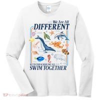 We Are All Different Swim Together Teacher Students Classmates Women's Long Sleeve Shirt thumb 0