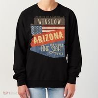 Winslow Arizona AZ US 66 Take It Easy Est. 1926 Mother Road Women's Sweatshirt thumb 0