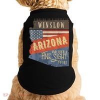 Winslow Arizona AZ US 66 Take It Easy Est. 1926 Mother Road Doggie Tank thumb 0