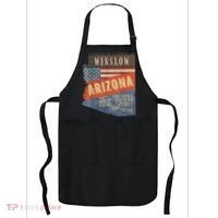 Winslow Arizona AZ US 66 Take It Easy Est. 1926 Mother Road Apron thumb 0