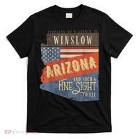 Winslow Arizona AZ US 66 Take It Easy Est. 1926 Mother Road T-Shirt thumb 0