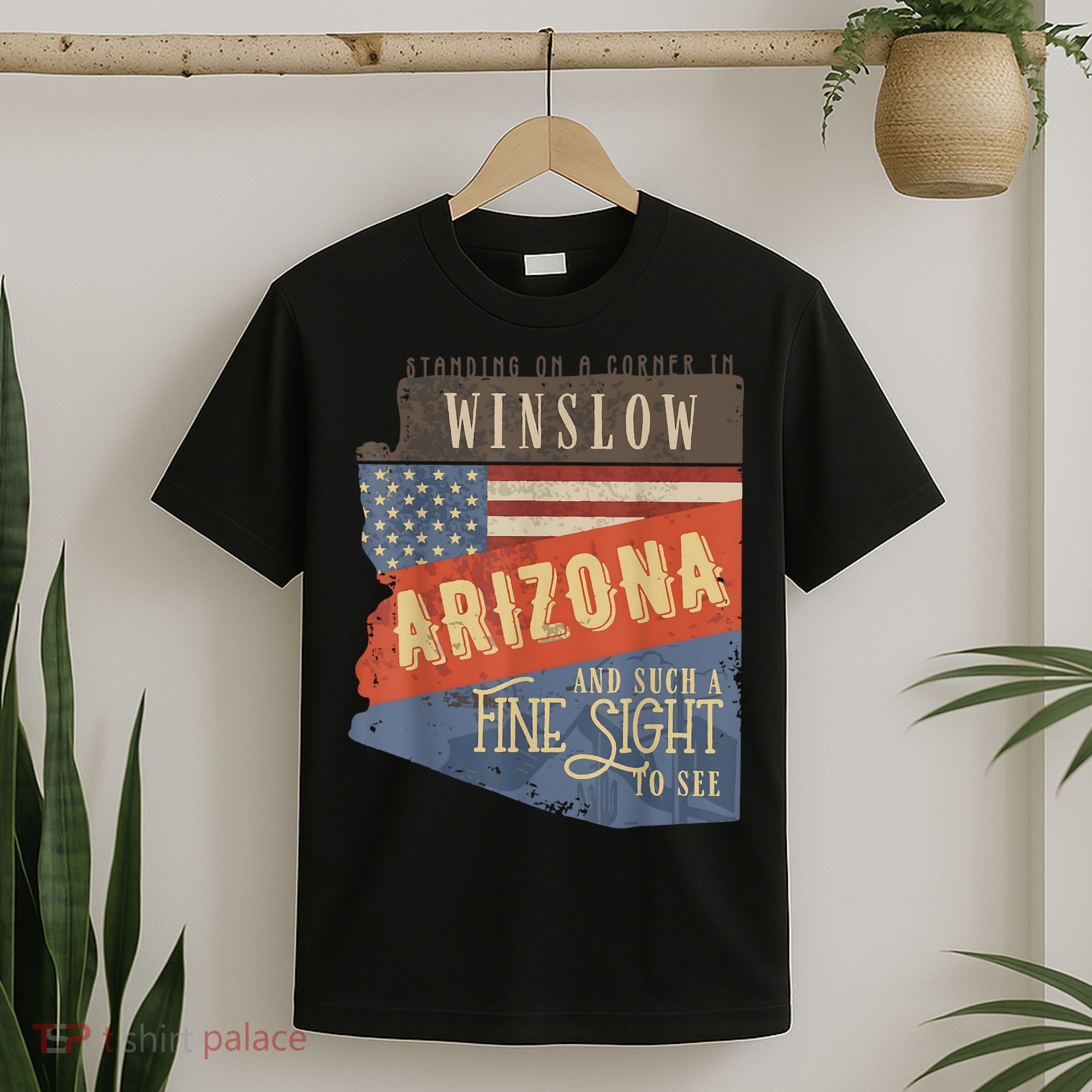 Winslow Arizona AZ US 66 Take It Easy Est. 1926 Mother Road T-Shirt