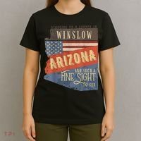 Winslow Arizona AZ US 66 Take It Easy Est. 1926 Mother Road T-Shirt thumb 4