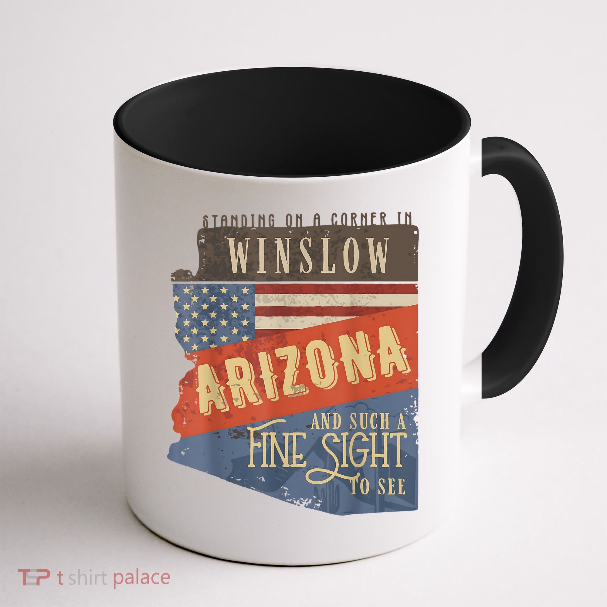 Winslow Arizona AZ US 66 Take It Easy Est. 1926 Mother Road Coffee Mug