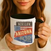 Winslow Arizona AZ US 66 Take It Easy Est. 1926 Mother Road Coffee Mug thumb 3