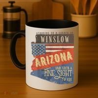 Winslow Arizona AZ US 66 Take It Easy Est. 1926 Mother Road Coffee Mug thumb 4