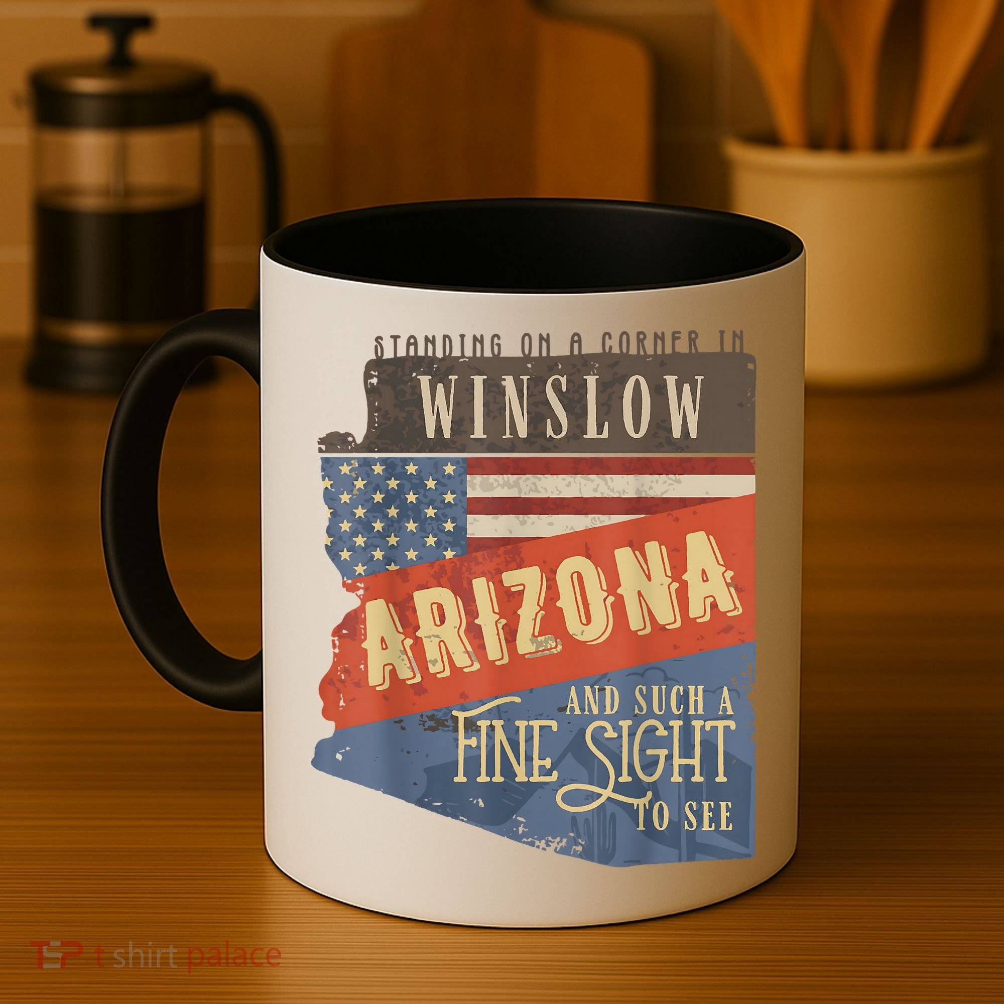 Winslow Arizona AZ US 66 Take It Easy Est. 1926 Mother Road Coffee Mug