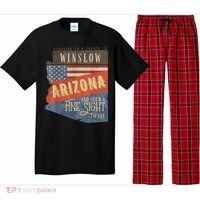 Winslow Arizona AZ US 66 Take It Easy Est. 1926 Mother Road Pajama Set thumb 0