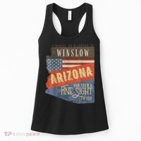 Winslow Arizona AZ US 66 Take It Easy Est. 1926 Mother Road Women's Tank Top thumb 0