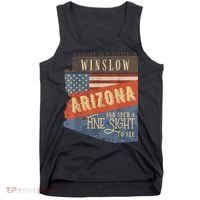 Winslow Arizona AZ US 66 Take It Easy Est. 1926 Mother Road Tank Top thumb 0