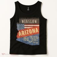 Winslow Arizona AZ US 66 Take It Easy Est. 1926 Mother Road Tank Top thumb 2