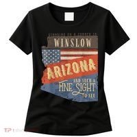Winslow Arizona AZ US 66 Take It Easy Est. 1926 Mother Road Women's T-Shirt thumb 0