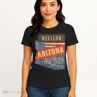 Winslow Arizona AZ US 66 Take It Easy Est. 1926 Mother Road Women's T-Shirt thumb 4