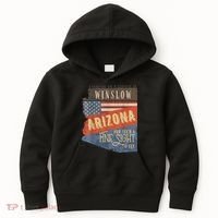 Winslow Arizona AZ US 66 Take It Easy Est. 1926 Mother Road Kids Hoodie thumb 0