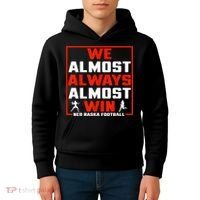 We Almost Always Almost Win Sunday Football Kids Hoodie thumb 4