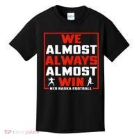 We Almost Always Almost Win Sunday Football Kids T-Shirt thumb 0