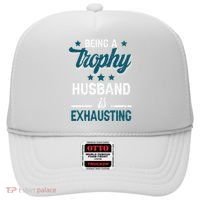 Wedding Anniversary Being A Trophyhusband Is Exhausting Hat thumb 0