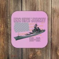 Ww2 American Battleship Uss New Jersey Bb62 Warship Veteran Coaster thumb 0