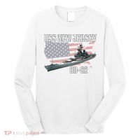 Ww2 American Battleship Uss New Jersey Bb62 Warship Veteran Long Sleeve Shirt thumb 0