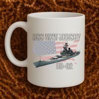 Ww2 American Battleship Uss New Jersey Bb62 Warship Veteran Coffee Mug thumb 2