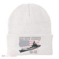 Ww2 American Battleship Uss New Jersey Bb62 Warship Veteran Beanie thumb 0