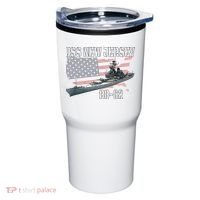 Ww2 American Battleship Uss New Jersey Bb62 Warship Veteran Tumbler thumb 0
