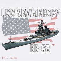 Ww2 American Battleship Uss New Jersey Bb62 Warship Veteran Ornament thumb 1