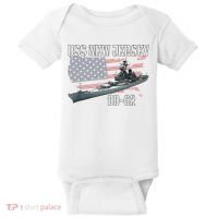 Ww2 American Battleship Uss New Jersey Bb62 Warship Veteran Baby Bodysuit thumb 0
