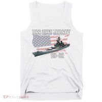 Ww2 American Battleship Uss New Jersey Bb62 Warship Veteran Tank Top thumb 0