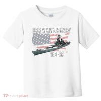 Ww2 American Battleship Uss New Jersey Bb62 Warship Veteran Toddler T-Shirt thumb 0