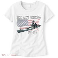 Ww2 American Battleship Uss New Jersey Bb62 Warship Veteran Women's T-Shirt thumb 0