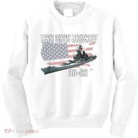 Ww2 American Battleship Uss New Jersey Bb62 Warship Veteran Kids Sweatshirt thumb 0