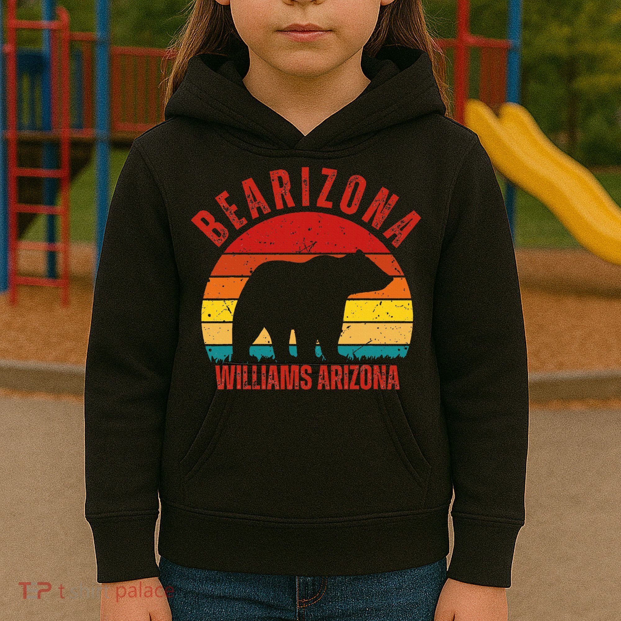 Williams Arizona Bearizona Wildlife Park Kids Hoodie