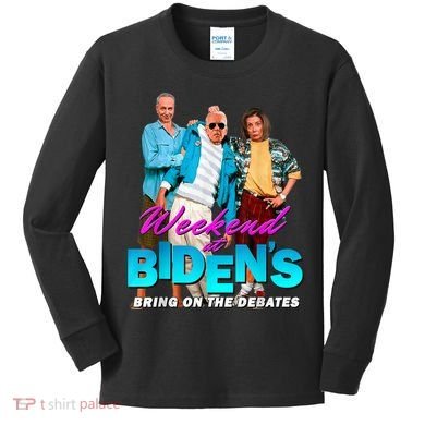 Weekend At Biden's Kids Long Sleeve Shirt