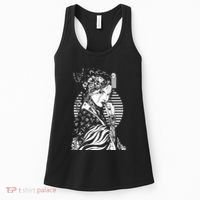 With A Beautiful Japanese Girl Symbol Of Japan Women's Tank Top thumb 0