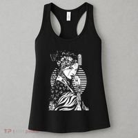 With A Beautiful Japanese Girl Symbol Of Japan Women's Tank Top thumb 3