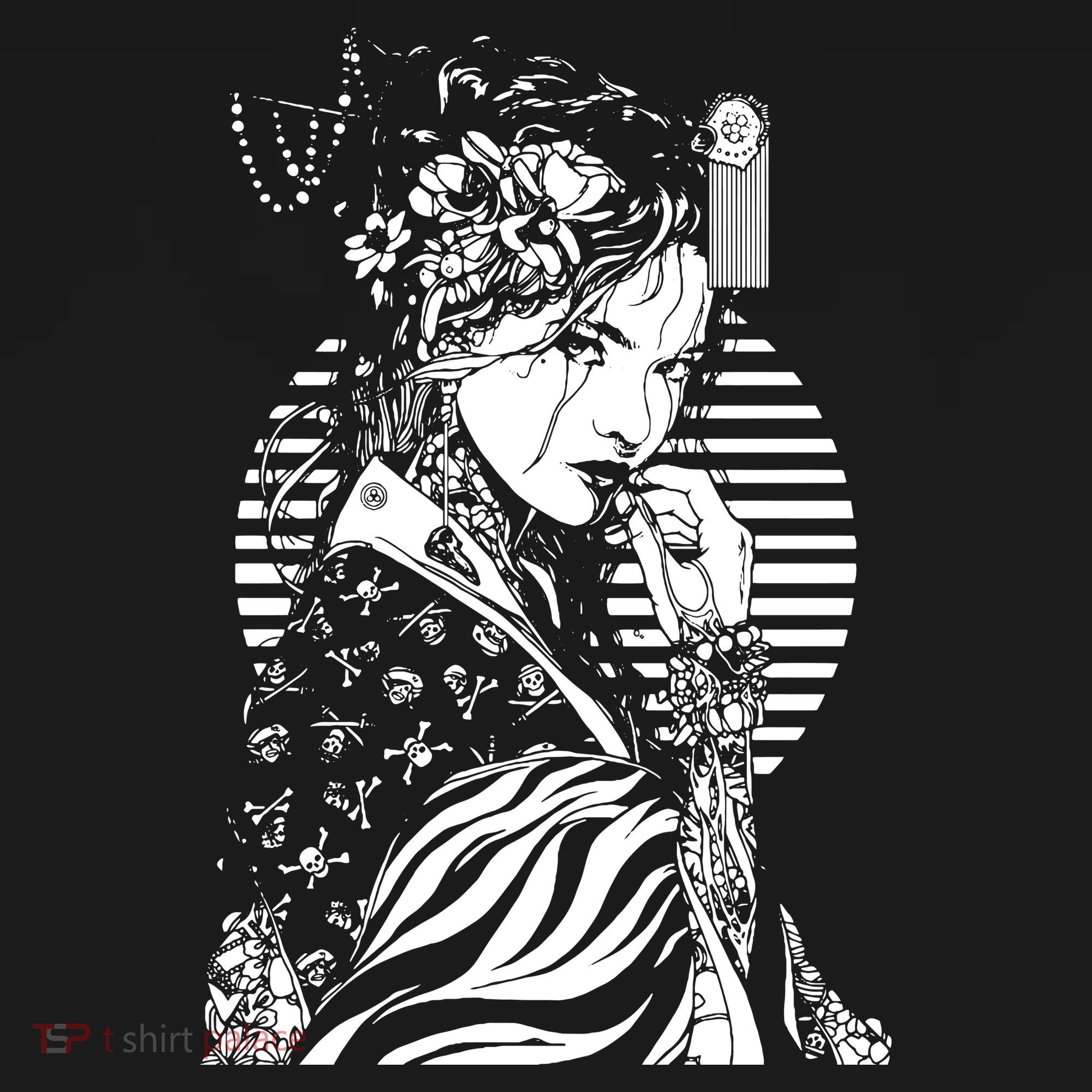 With A Beautiful Japanese Girl Symbol Of Japan Women's Tank Top