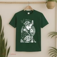 With A Beautiful Japanese Girl Symbol Of Japan T-Shirt thumb 2