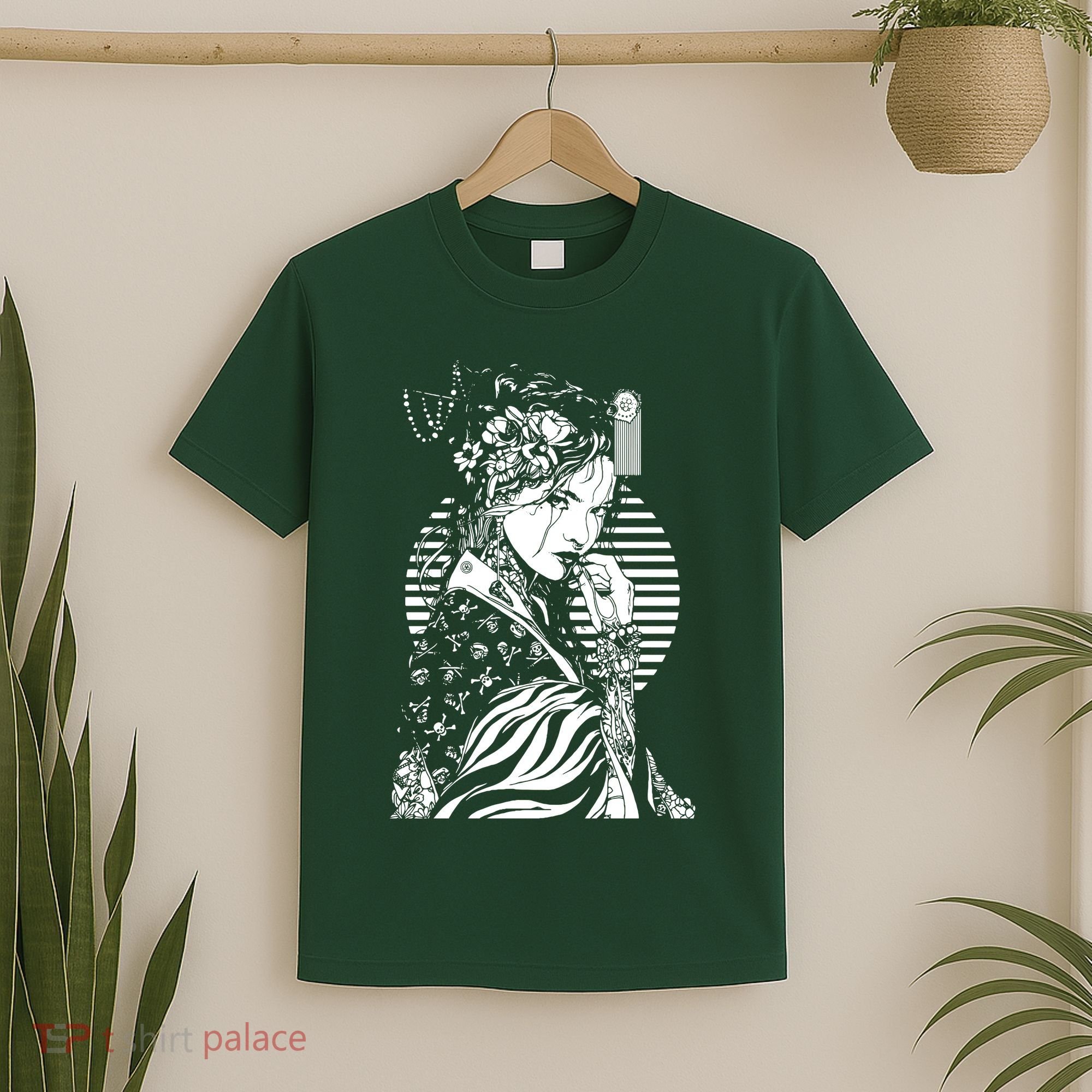 With A Beautiful Japanese Girl Symbol Of Japan T-Shirt