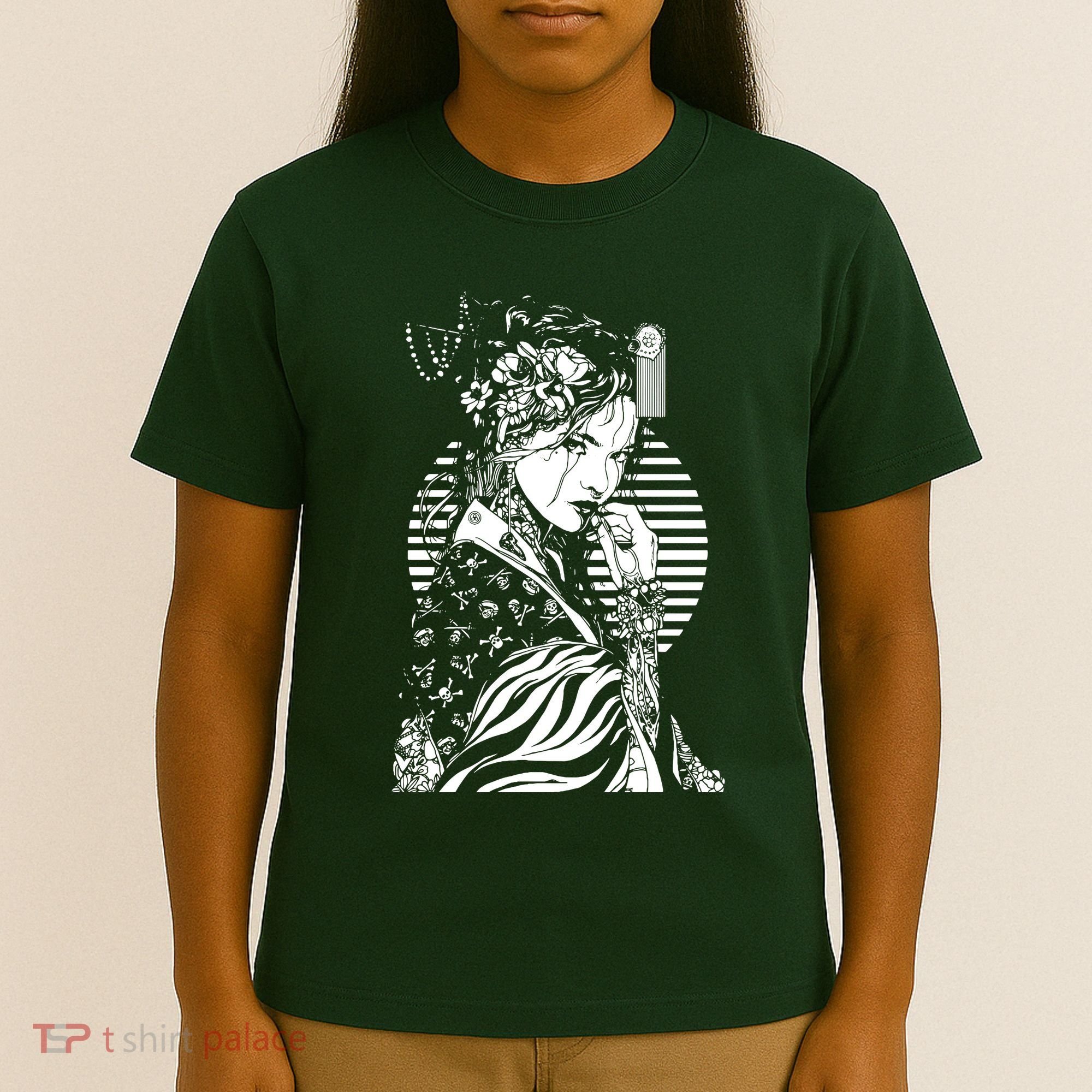 With A Beautiful Japanese Girl Symbol Of Japan T-Shirt