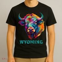 Wyoming American Bison Lover Buffalo For Men Women Souvenir T-Shirt thumb 3