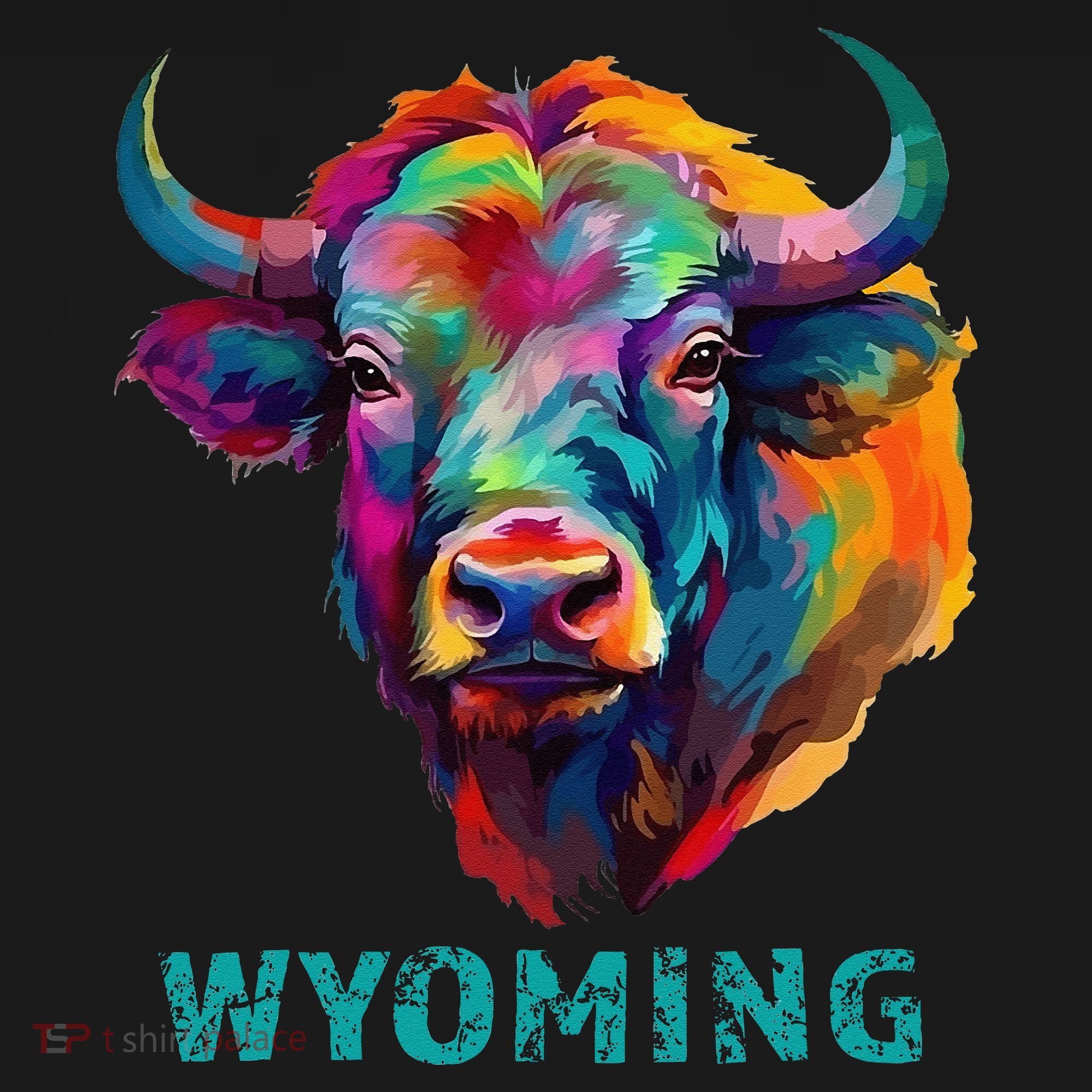 Wyoming American Bison Lover Buffalo For Men Women Souvenir Women's Hoodie
