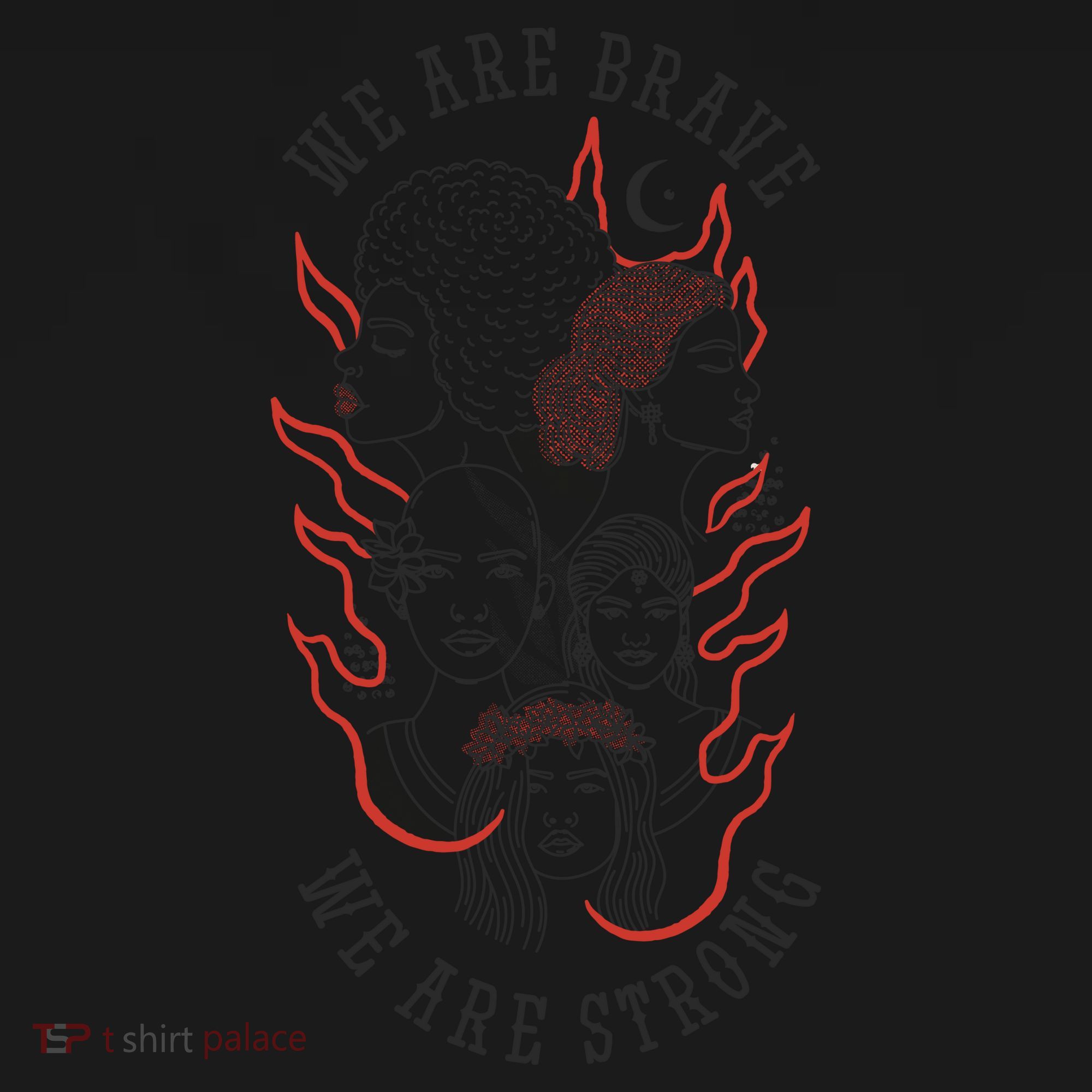We Are Brave We Are Strong Female Coaster