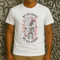 We Are Brave We Are Strong Female T-Shirt thumb 3