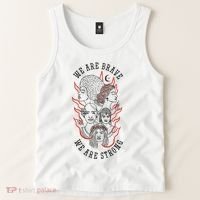 We Are Brave We Are Strong Female Tank Top thumb 2