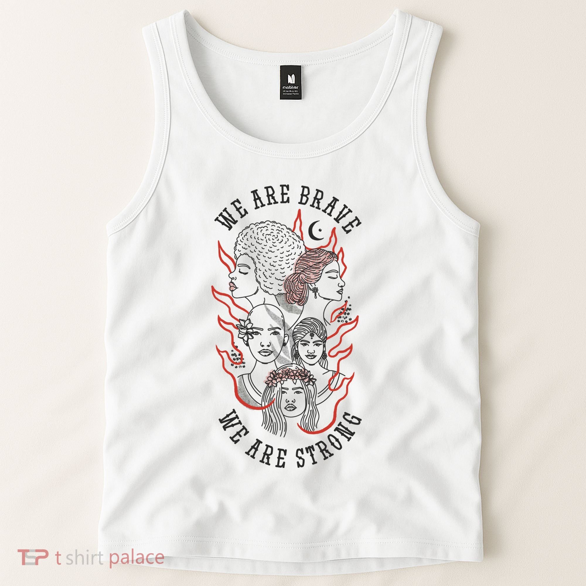 We Are Brave We Are Strong Female Tank Top