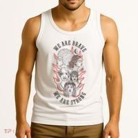 We Are Brave We Are Strong Female Tank Top thumb 3