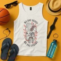 We Are Brave We Are Strong Female Tank Top thumb 4