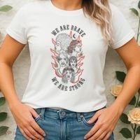 We Are Brave We Are Strong Female Women's T-Shirt thumb 2