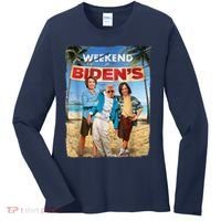 WEEKEND AT BIDEN'S Women's Long Sleeve Shirt thumb 0